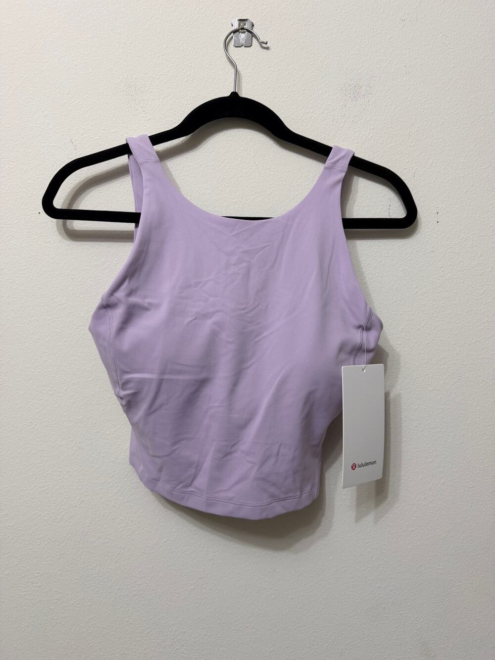 NWT Lululemon Align High-Neck Light Support Tank Lilac Play  Sz 8 $68 MSRP